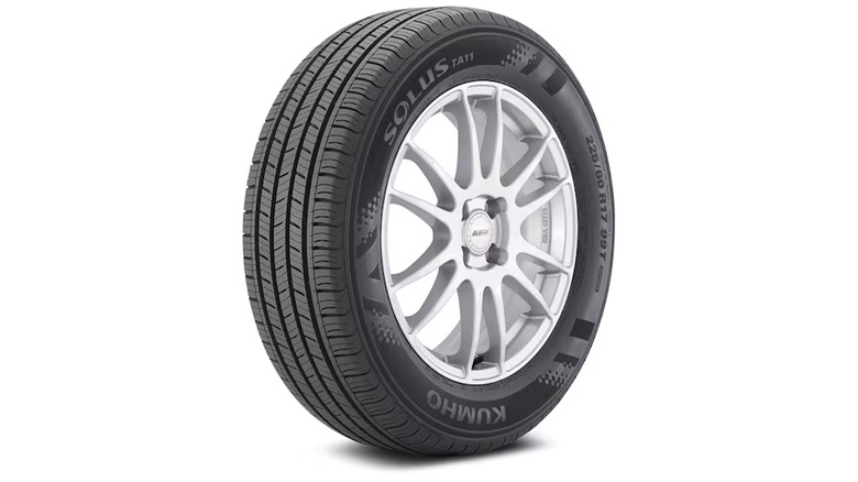 A stock image of a Kumho Solu TA11 tire