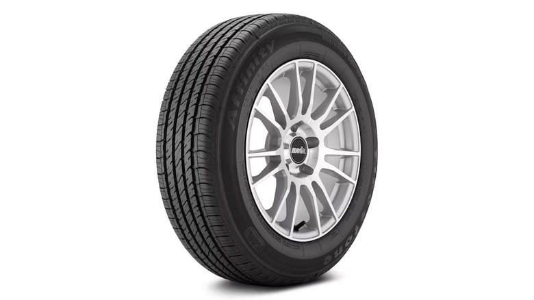 A stock image of a Firestone Affinity Touring tire