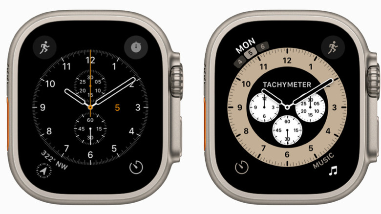 the Chronograph faces