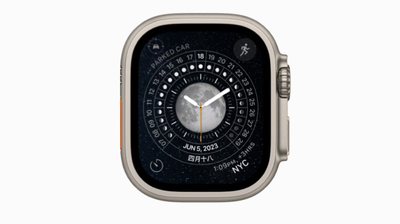 the Lunar Apple Watch face