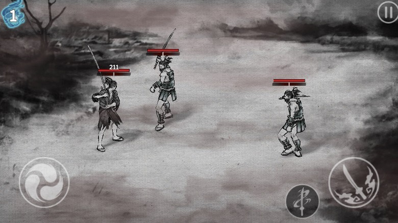 A samurai battle in Ronin: The Last Samurai