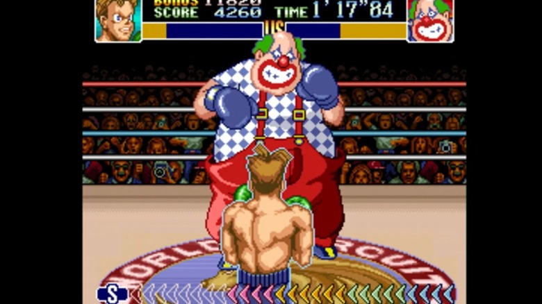 Lil mac boxing against Mad Clown