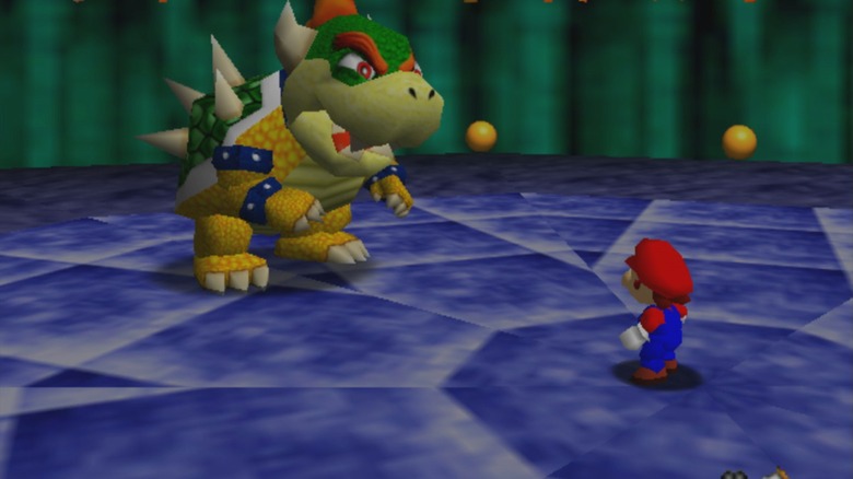 super mario 64 bowser boss battle