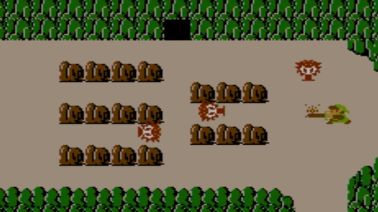 legend of zelda nes field gameplay