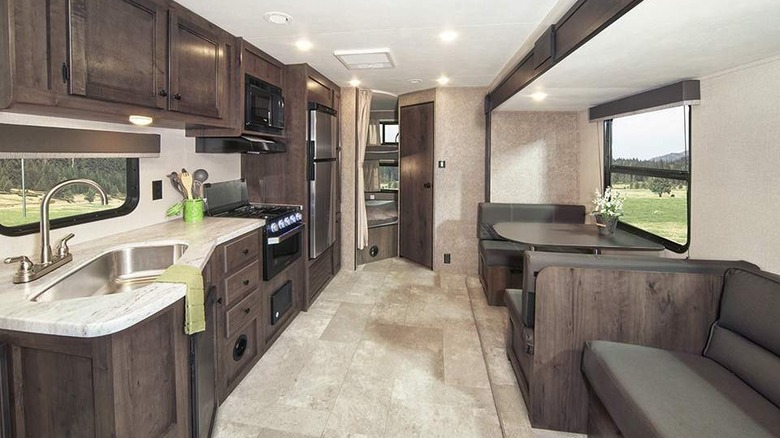 Interior of a Starcraft Autumn Ridge trailer