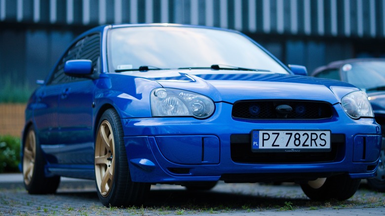 SUbaru Impreza WRX Blue