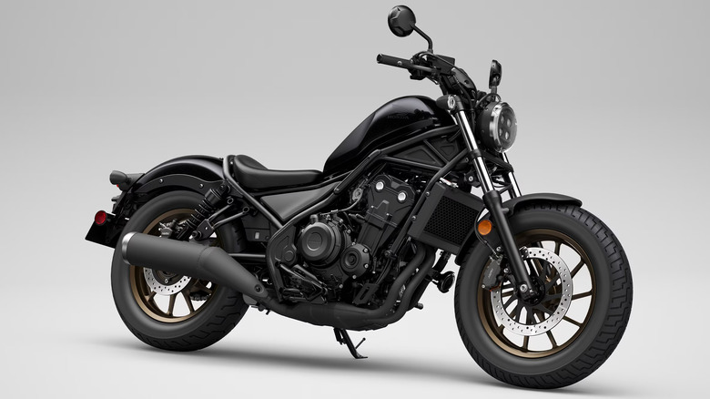 All black 2024 Honda Rebel 500