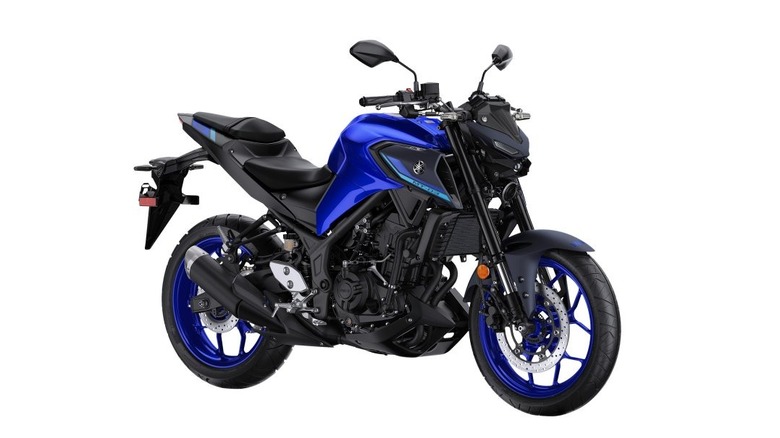 Blue 2023 Yamaha MT-03