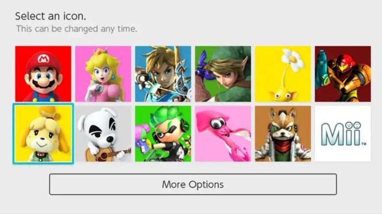 Adding new profiles on Nintendo Switch