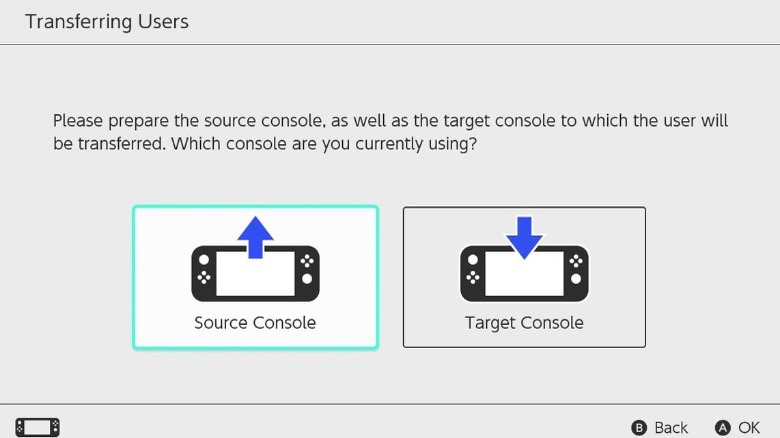 Transferring data on Nintendo Switch