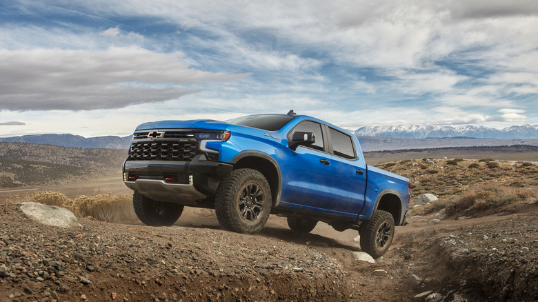 2024 Chevrolet Silverado 1500 ZR2 on dirt