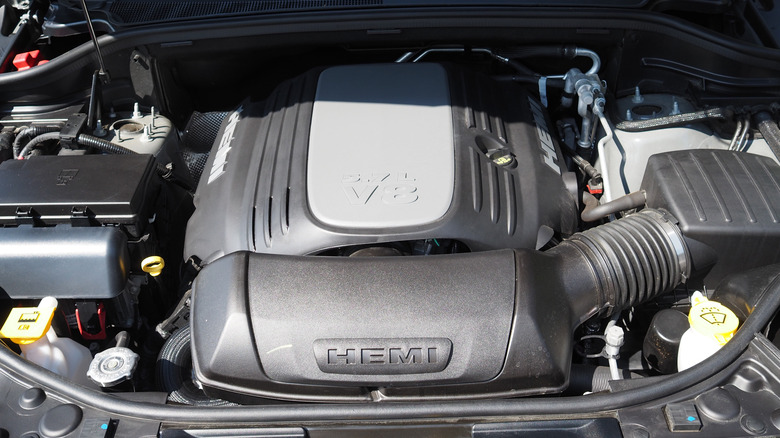 2021 Dodge Durango R/T engine bay