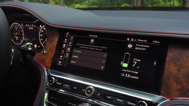 Flying Spur Hybrid UI