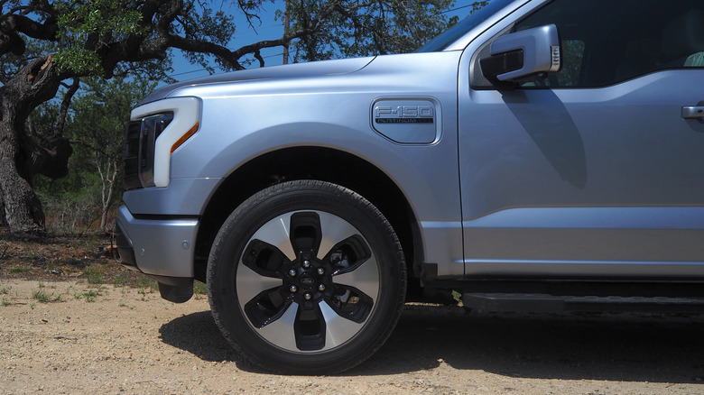 Ford F-150 Lightning front wheel