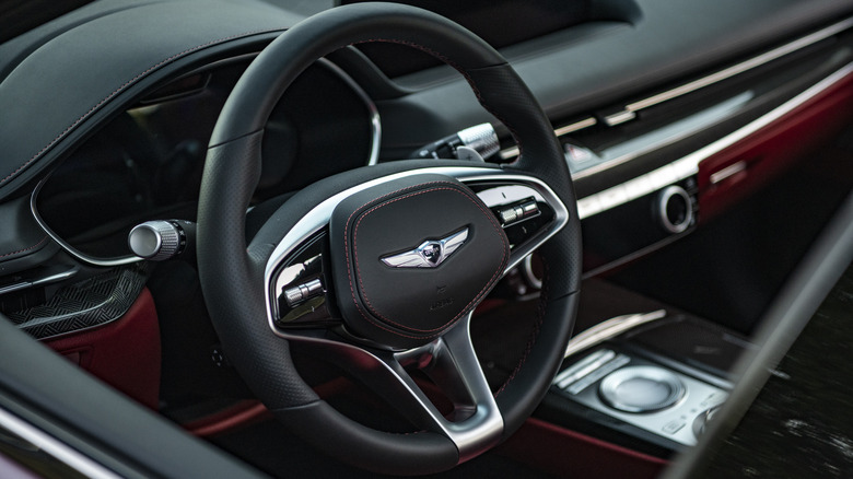 2022 Genesis G80 Sport dashboard