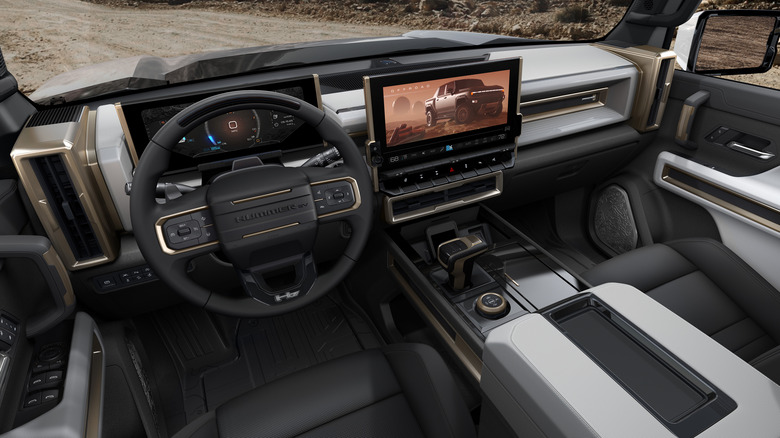 2022 GMC Hummer EV dashboard