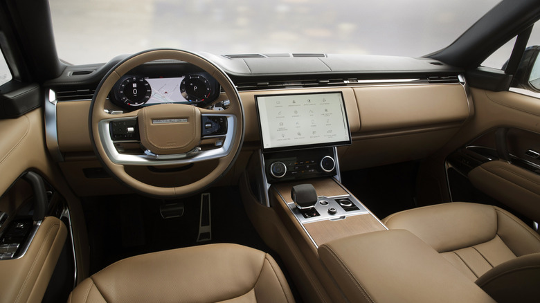 2022 Range Rover dashboard