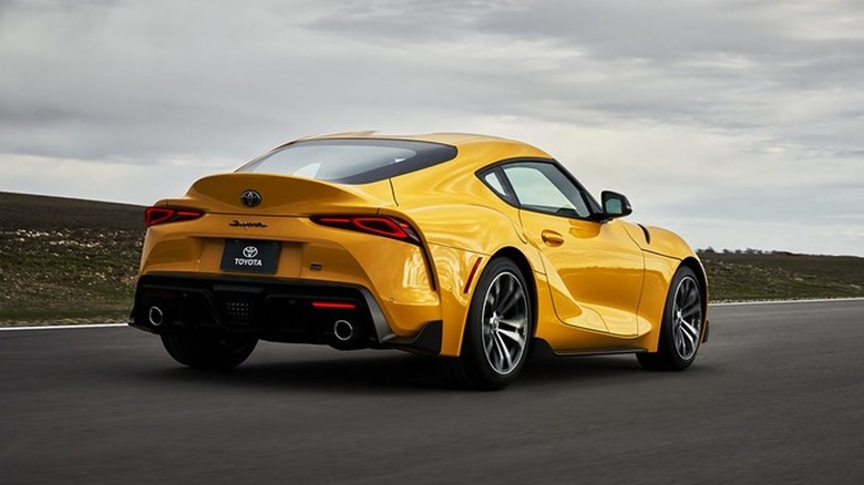 Yellow 2022 Toyota Supra