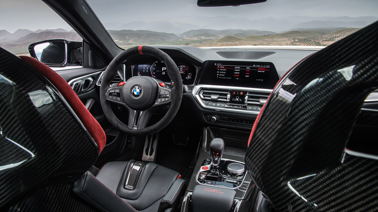 BMW M4 CSL interior