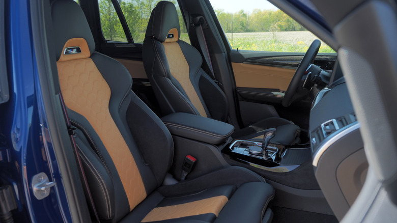 2023 BMW X3 M Competition interior sport seats