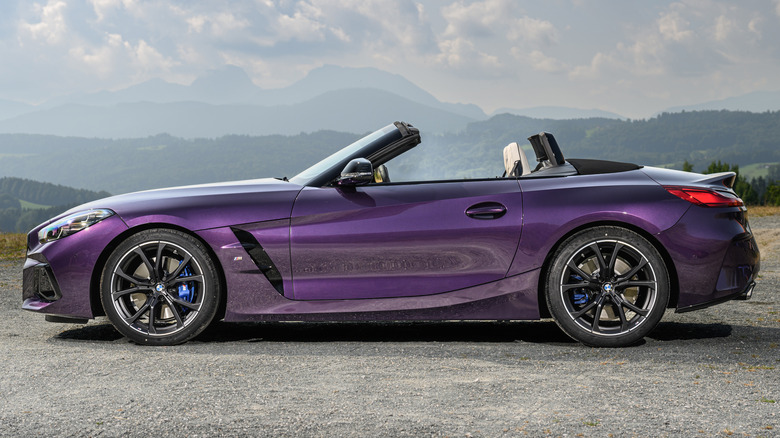 2023 BMW Z4 purple color