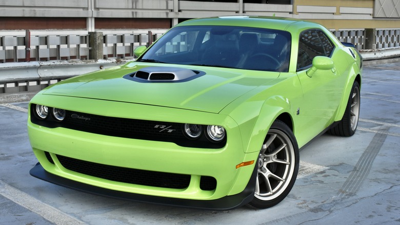 2023 Dodge Challenger Swinger front three quarter view.