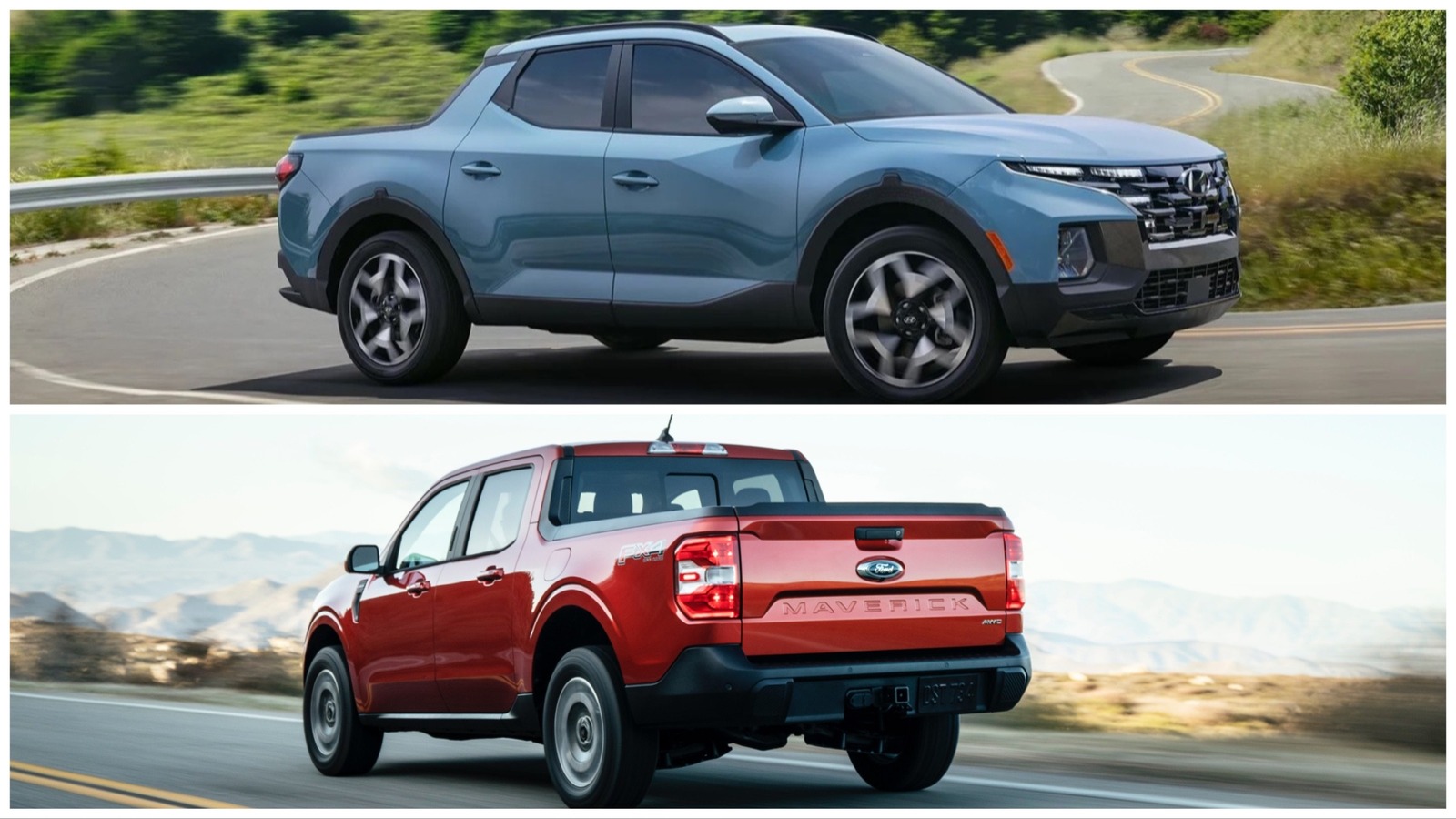 2023 Ford Maverick Vs 2023 Hyundai Santa Cruz The Best Budget