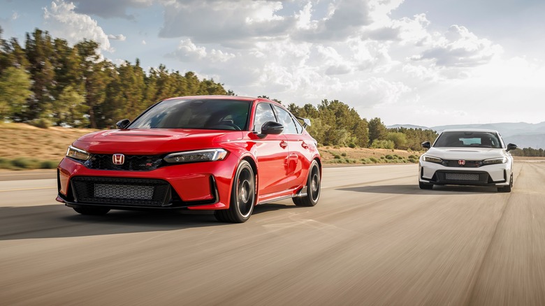 Two civic type Rs