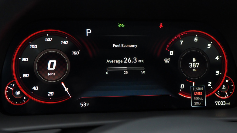 2023 Hyundai Sonata gauge cluster