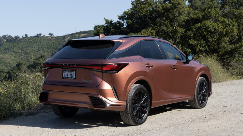 2023 Lexus RX 500h F Sport Performance rear three-quarters