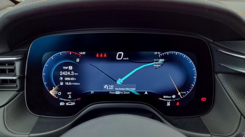 2023 Maserati Grecale instrument cluster