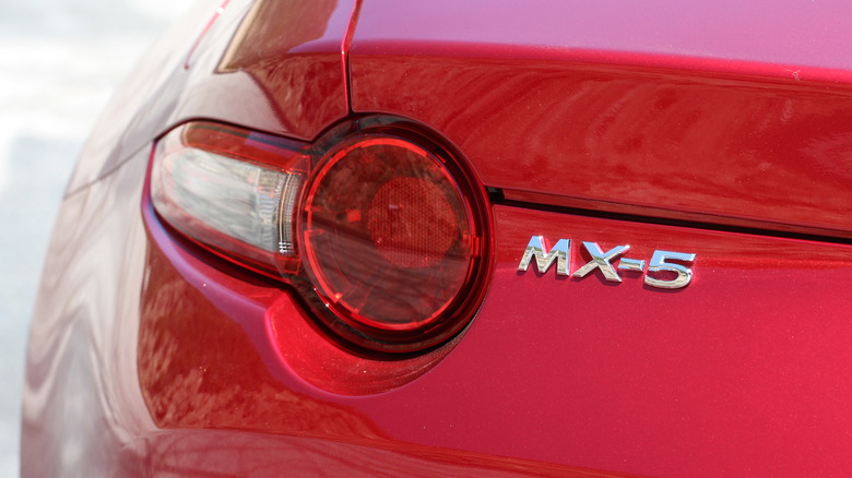 2023 Mazda MX-5 Miata badge