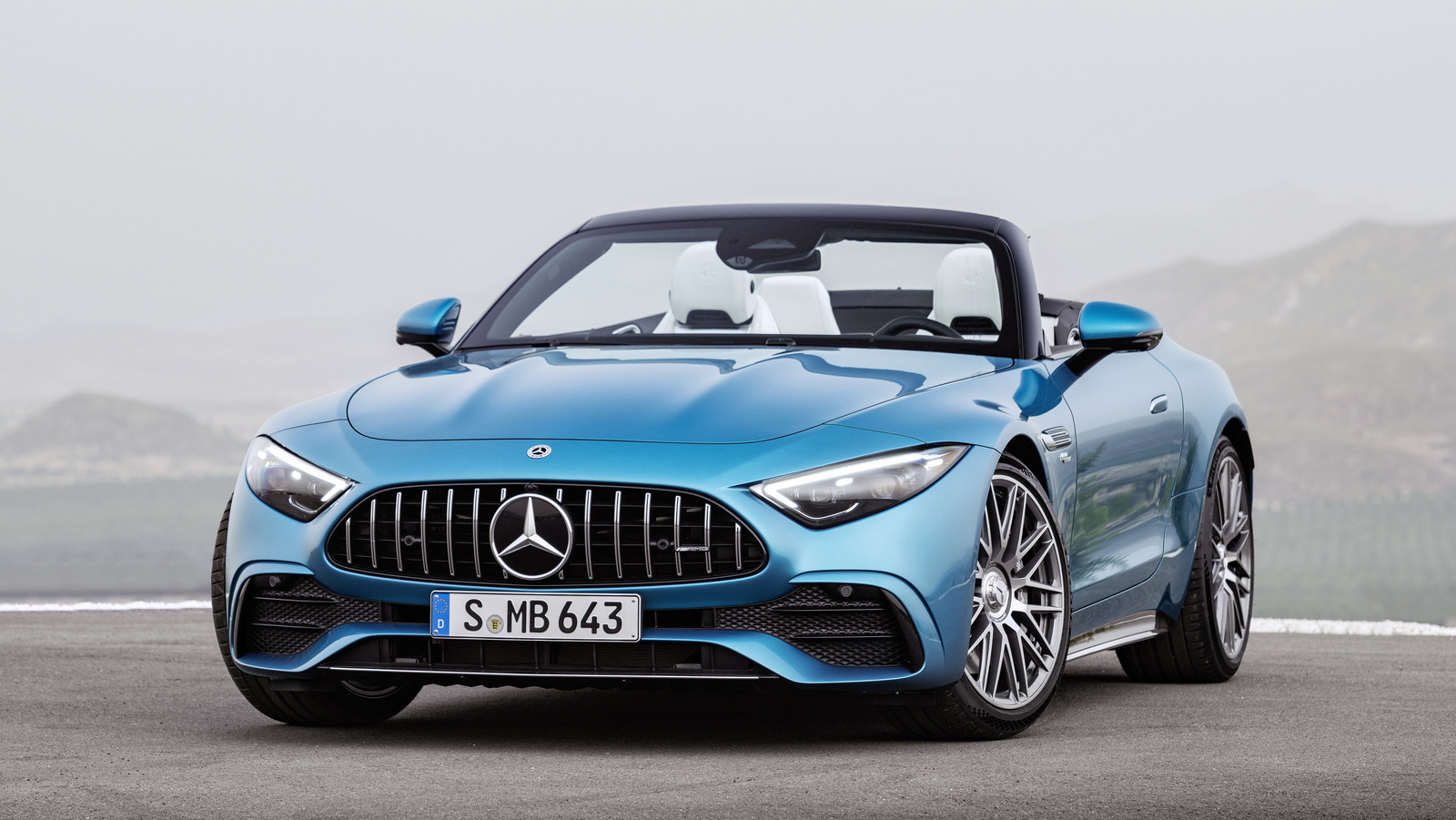 2023 Mercedes Amg Sl 43 Cuts The Price But Keeps Roadster Style