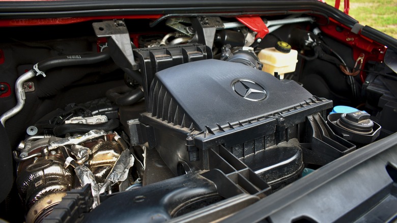 2023 Mercedes-Benz Sprinter (cargo) engine.