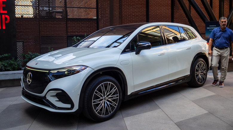 2023 Mercedes-EQ EQS SUV parked