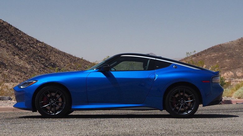 2023 Nissan Z in blue