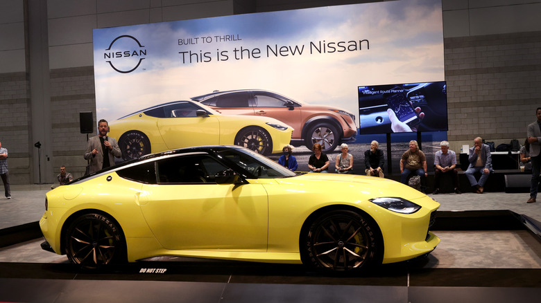 2023 Nissan Z on display