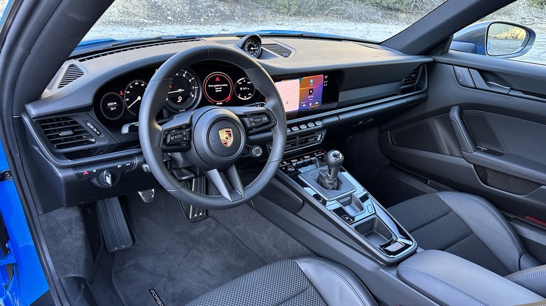 2023 Porsche 911 Carrera T interior