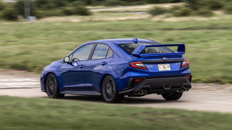 Prodrive Subaru WRX rear three quarter