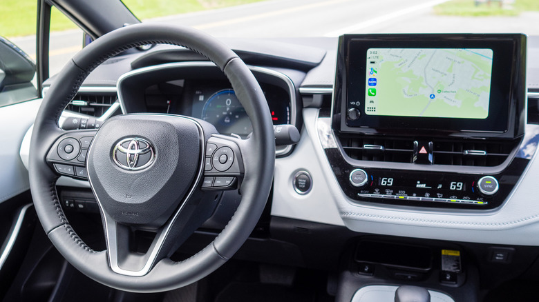 2023 Toyota Corolla Hatchback XSE dashboard