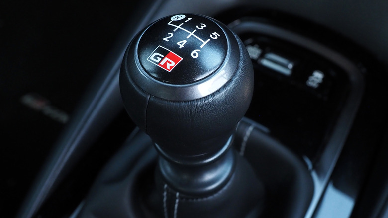 2023 Toyota GR Corolla gearshift