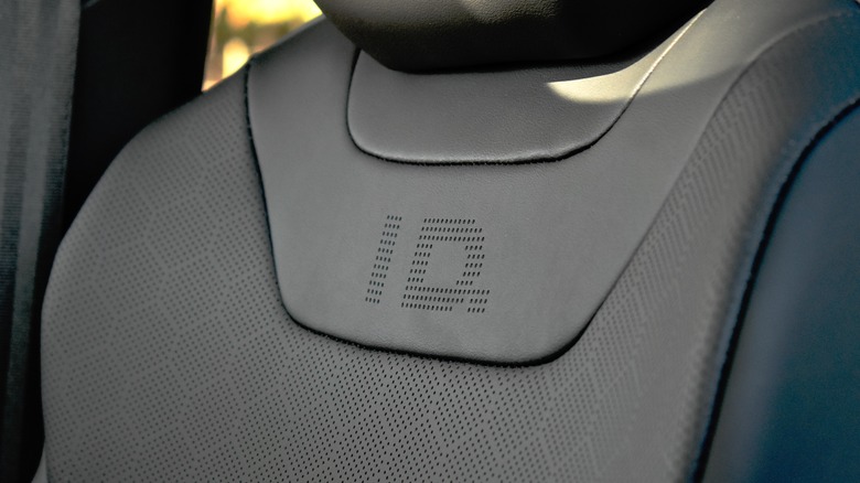 2023 Volkswagen ID.4 seat detail.