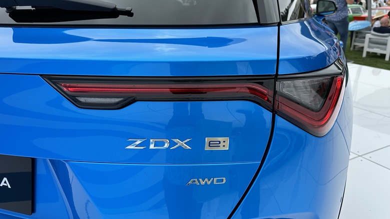 2024 Acura ZDX rear badges