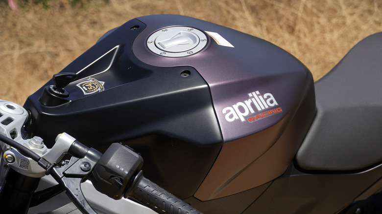 2025 Aprilia RS 457 tank detail