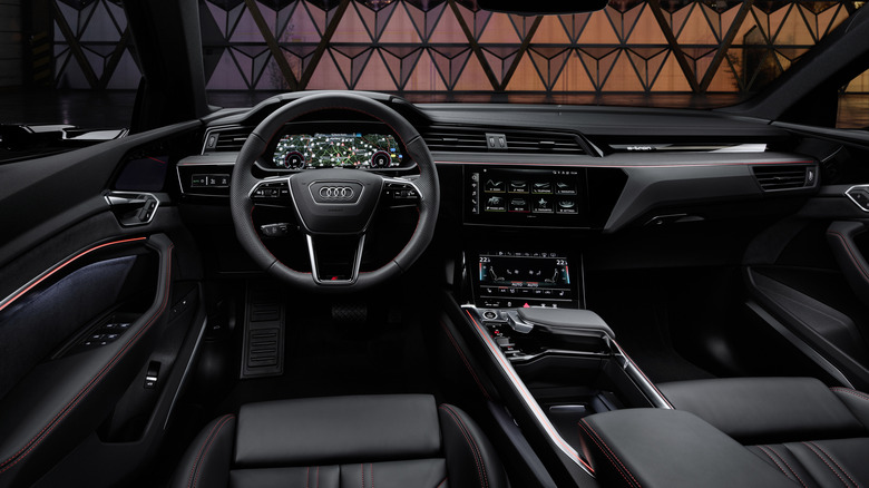 2024 Audi Q8 e-tron SUV cabin