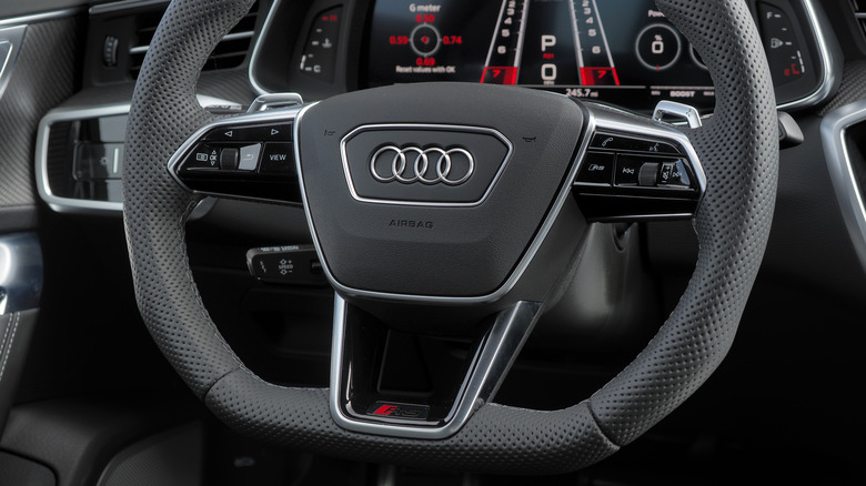 2024 Audi RS 7 Performance steering wheel