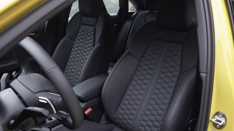 2024 Audi RS3 front seats detail