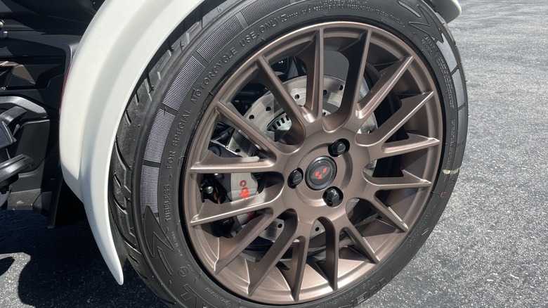 Brembo brakes on 2024 Can-Am Spyder RT Sea-To-Sky