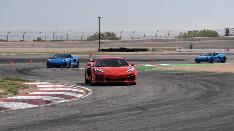 2024 Chevrolet Corvette E-Ray on track 2