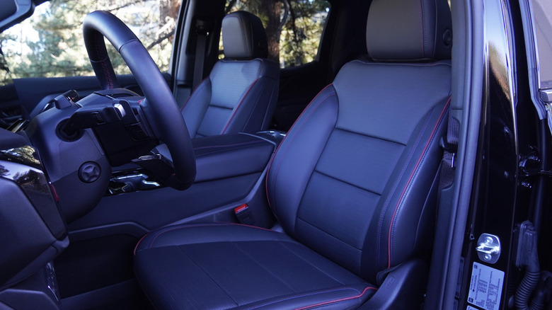 Chevrolet Silverado EV front seat